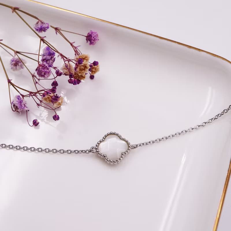 幸運的瞬間--珍珠貝手鍊