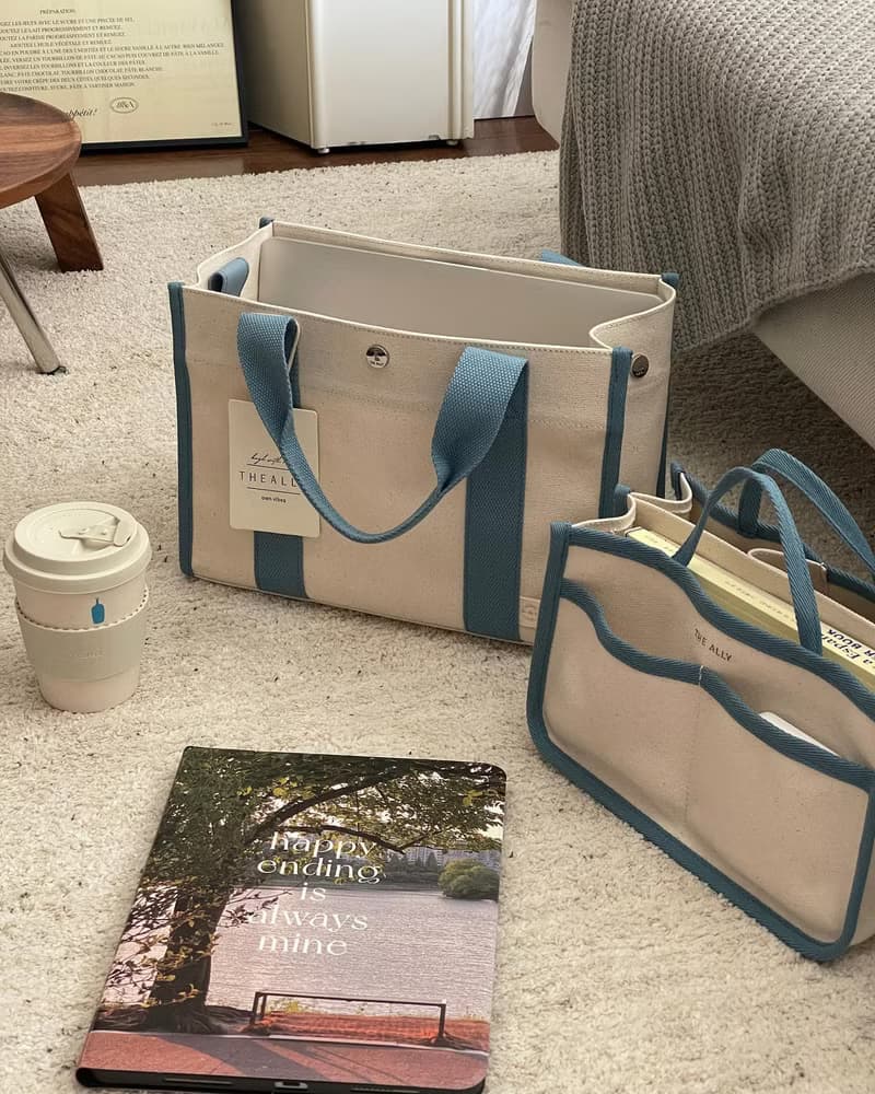 韓國 The Ally | LUNA BAG (附內袋)| 藍色 | 手袋 單肩包