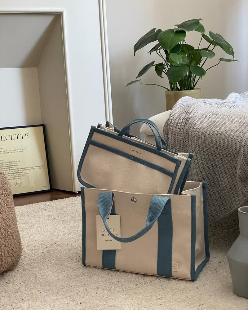 韓國 The Ally | LUNA BAG (附內袋)| 藍色 | 手袋 單肩包