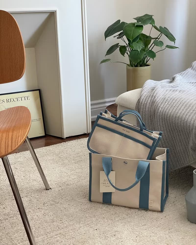 韓國 The Ally | LUNA BAG (附內袋)| 藍色 | 手袋 單肩包