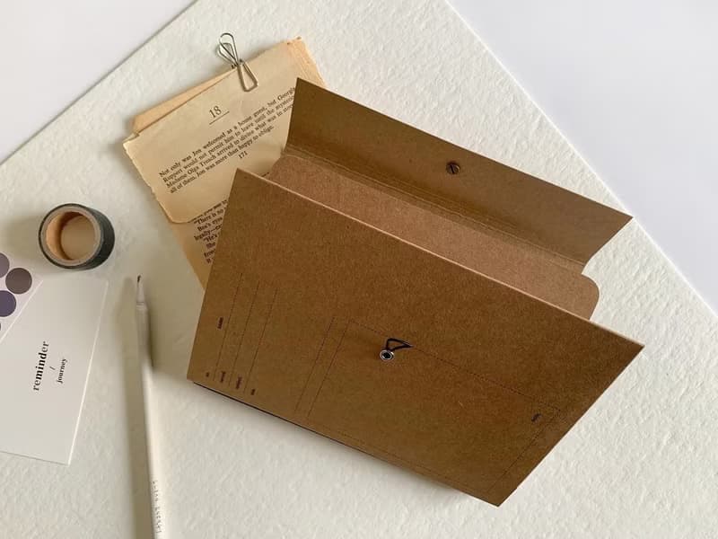 Paper File ver.1 | Refillable Notebook System (Kraft Cover + 2 Inserts)