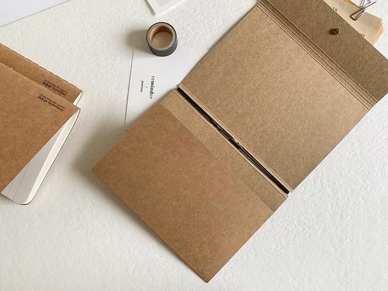 Paper File ver.1 | Refillable Notebook System (Kraft Cover + 2 Inserts)