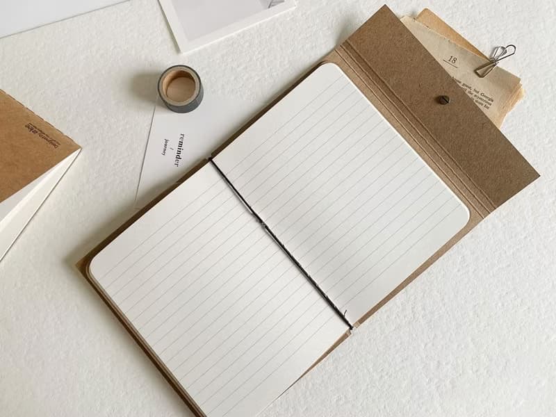 Paper File ver.1 | Refillable Notebook System (Kraft Cover + 2 Inserts)