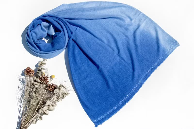 喀什米爾Cashmere 羊絨圍巾 純羊毛圍巾披巾 戒指絨披肩 Pashmina
