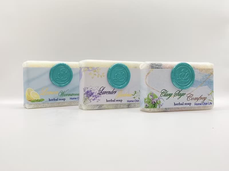 鴻琴生活-逸佳【花草系列】快樂鼠尾草手工皂中皂