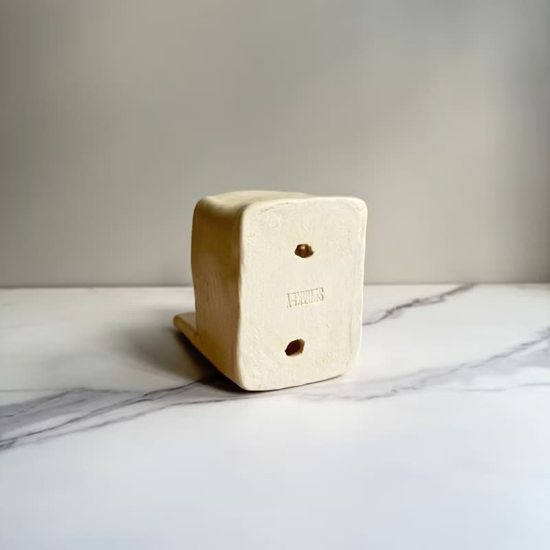 ミニ盆栽 筆筒 / 手捏
