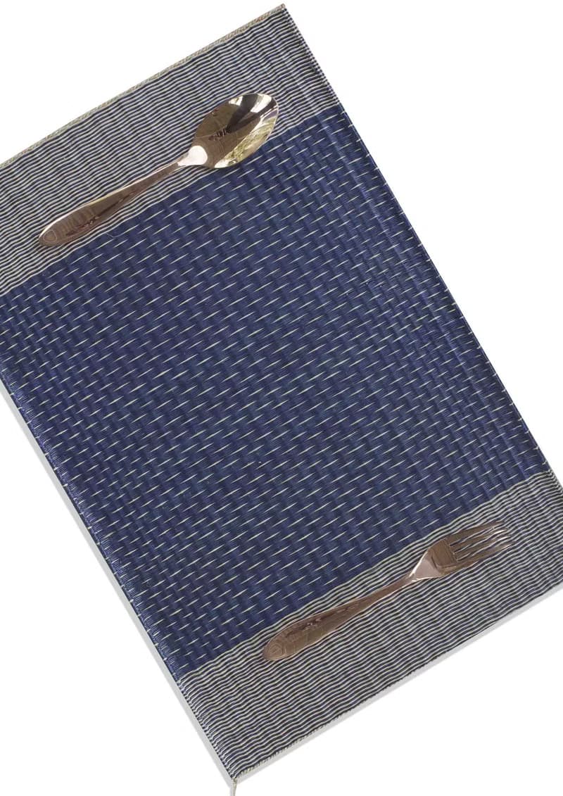 Set 2, Navy Housewarming, Home Gifts, placemat, table mat, jute platemat