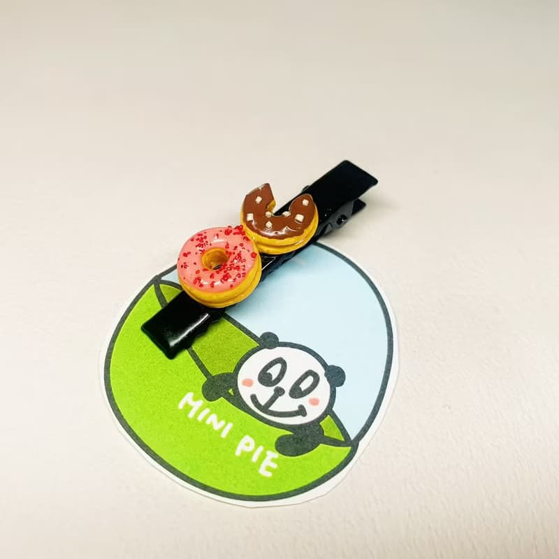 繽紛甜甜圈髮夾