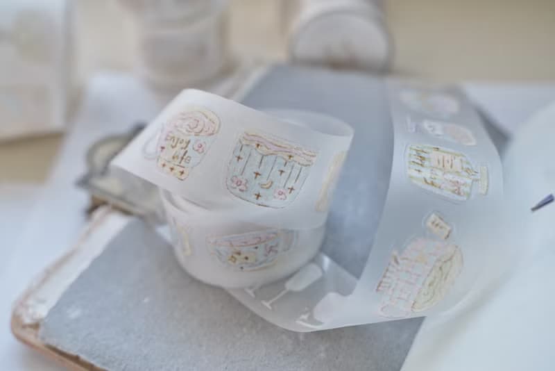 Rainbow Cup お菓子屋さんの幸せ PET 和紙膠帶 (kiss-cut)
