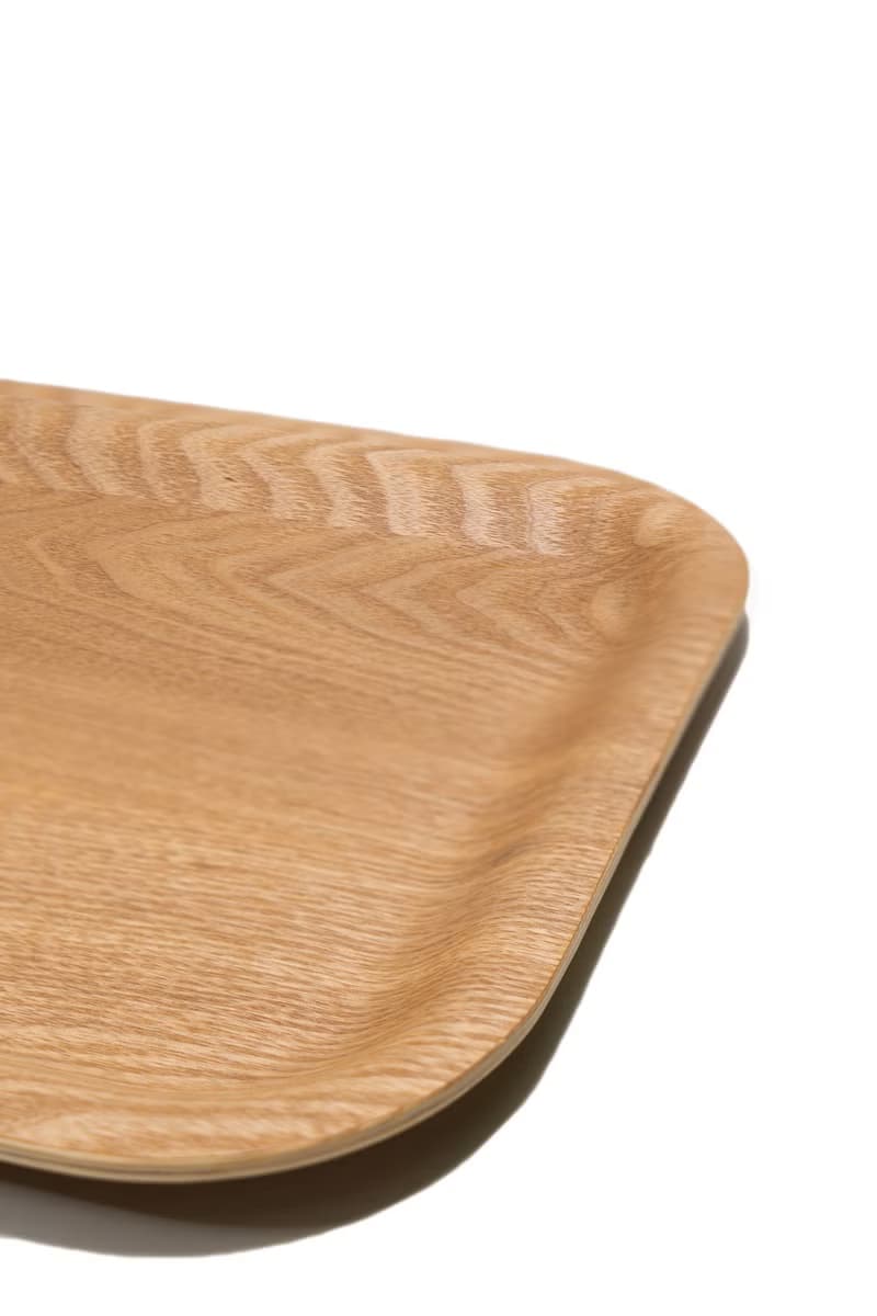 Islandoffer島嶼製作 水曲柳木長方碟 33*25 簡約木質淺餐碟(1件)