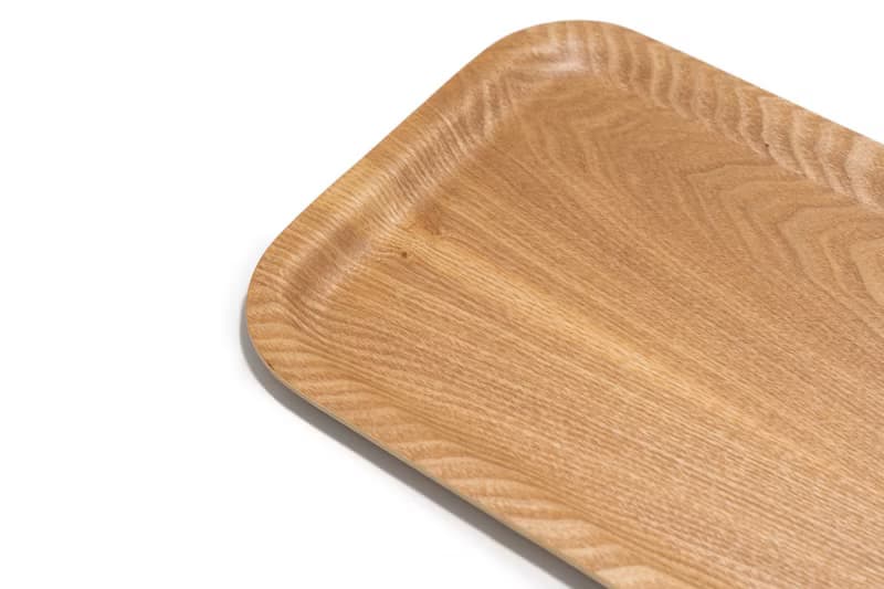 Islandoffer島嶼製作 水曲柳木長方碟 33*25 簡約木質淺餐碟(1件)