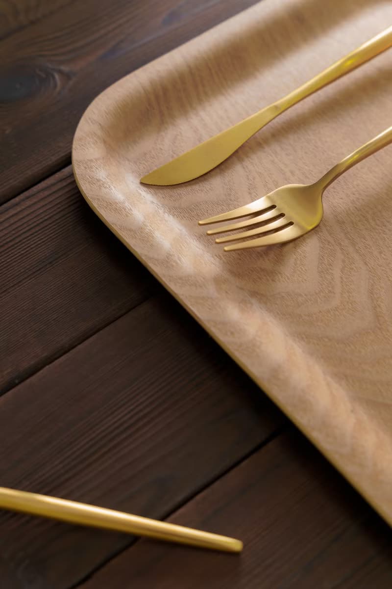 Islandoffer島嶼製作 水曲柳木長方碟 33*25 簡約木質淺餐碟(1件)