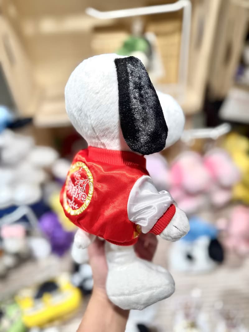 PINKOI獨家 史努比 玩偶 棒球外套 snoopy 棒球 絨毛公仔
