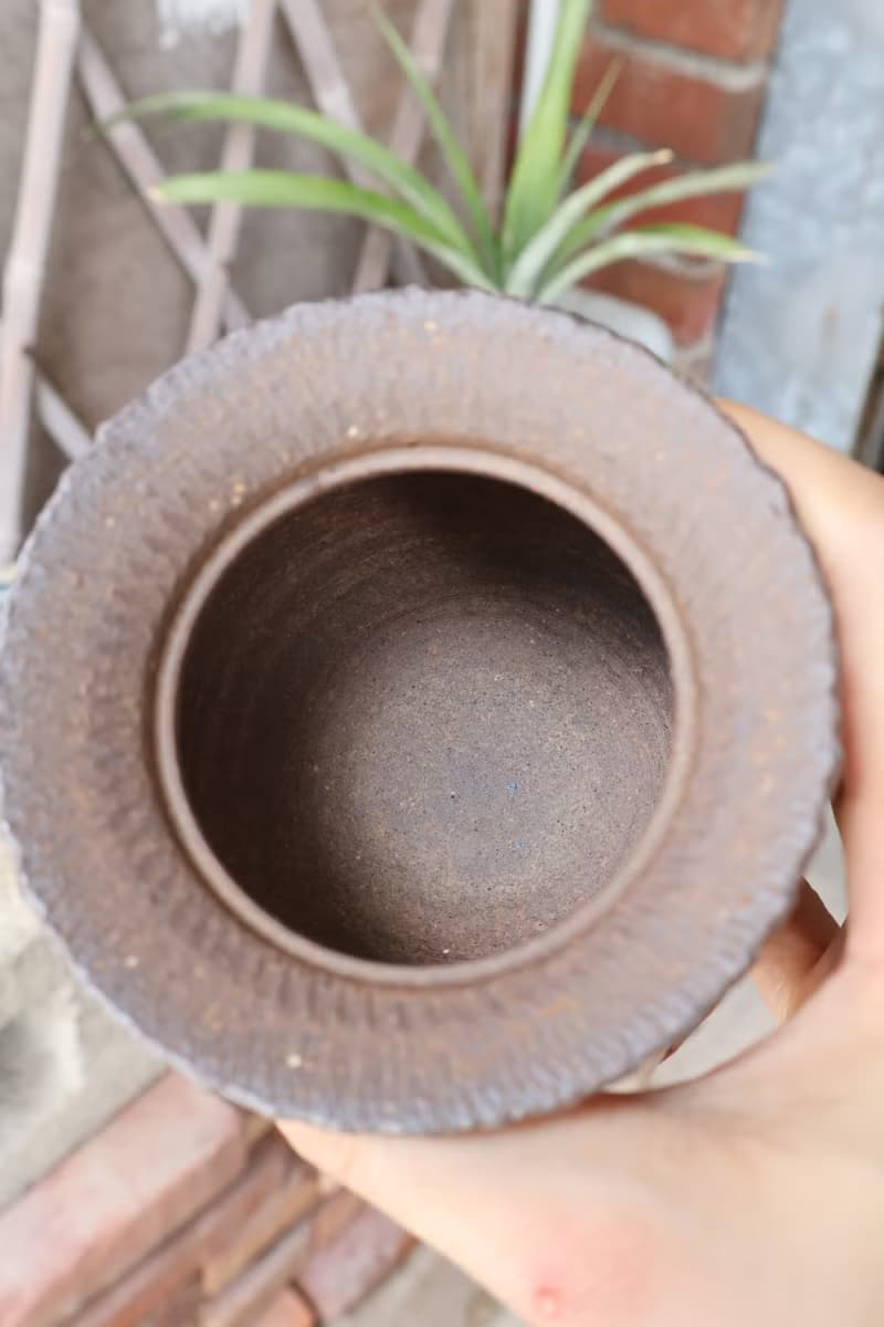 岩礦4兩小鳥茶倉-台灣陶藝家-余華宇老師手工製作