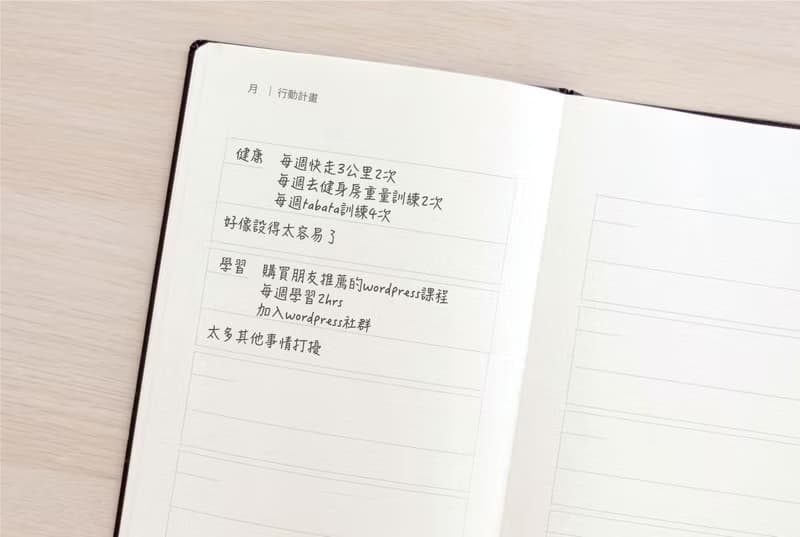 【無時效】Achiever - 幫助你實現更多目標的筆記本