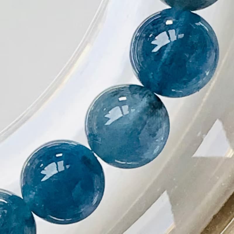 ITS-B653【設計款・精品6款・魔鬼海藍寶】天然石水晶手鍊手環