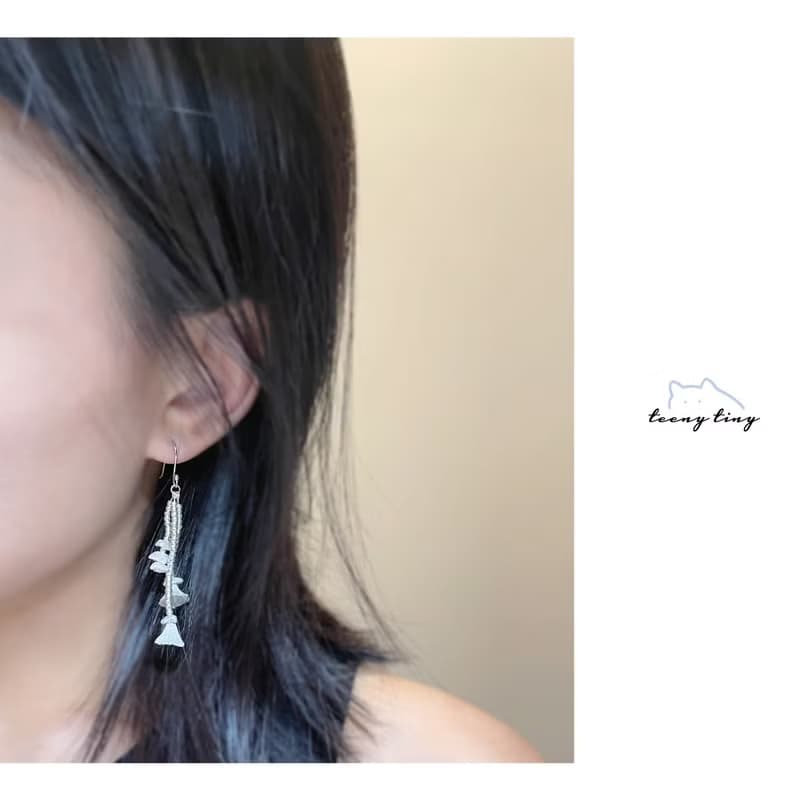 TeenyTinyCraft | 蕊•湛藍 手工耳環/耳夾