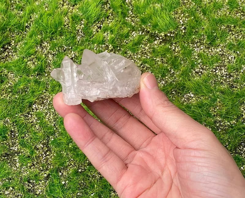 天然原礦小白晶簇 白水晶 家居 辦公室 療癒 擺件