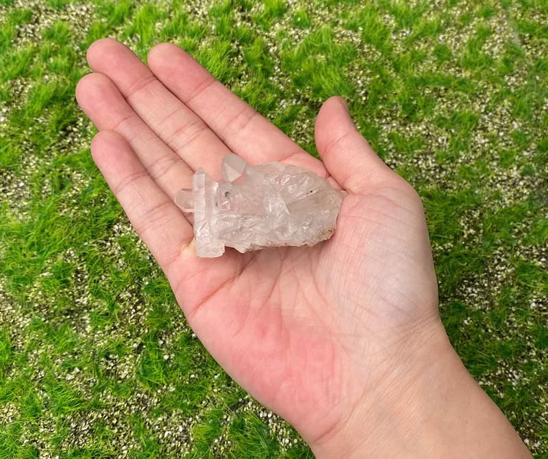 天然原礦小白晶簇 白水晶 家居 辦公室 療癒 擺件