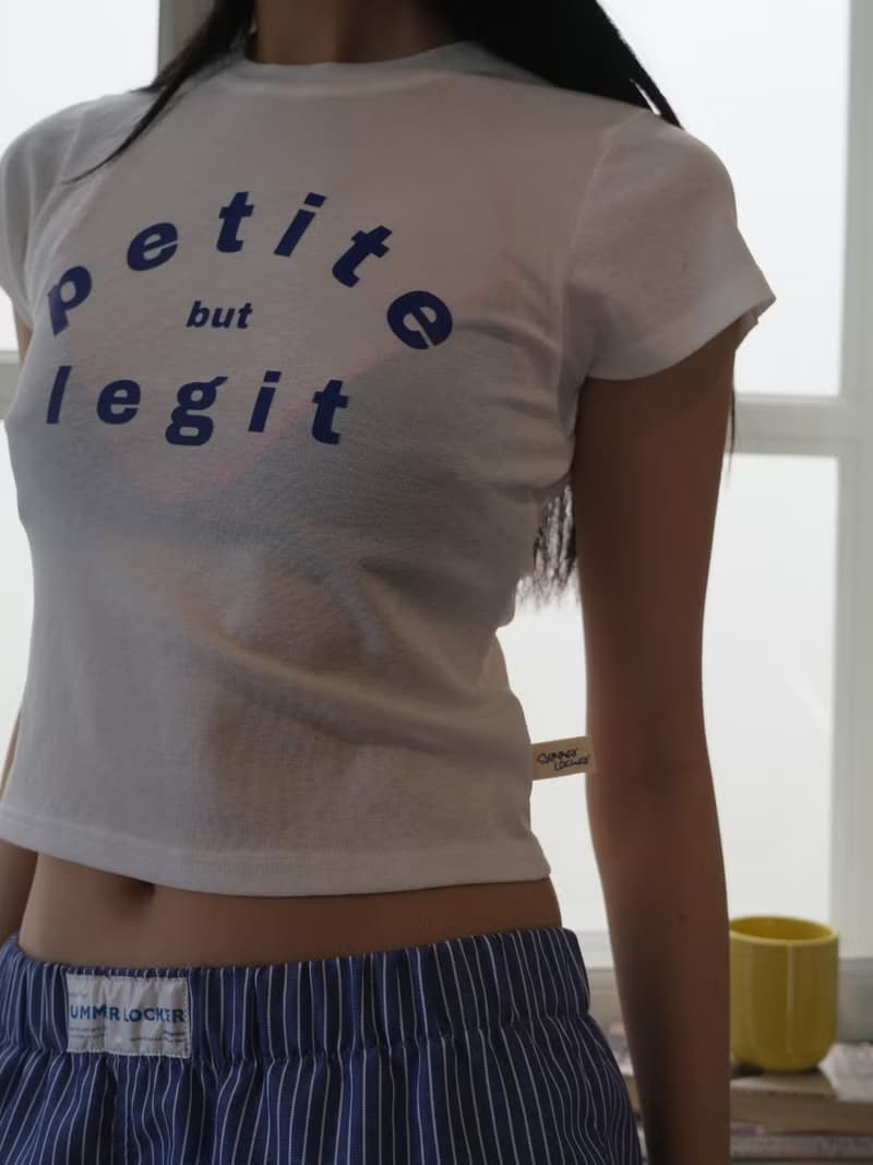 petite (but legit) baby t-shirt