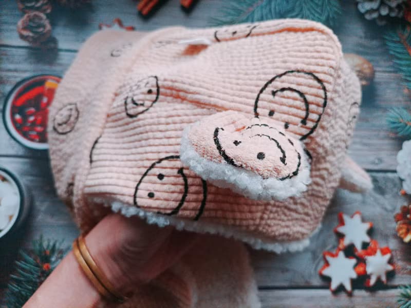 津Handmade 微笑寶寶圍巾帽/可愛熊耳帽/暖暖帽