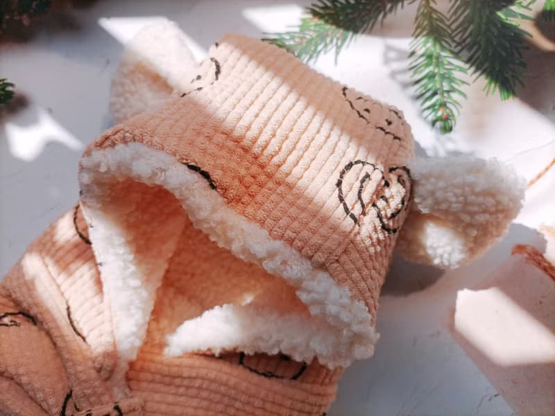 津Handmade 微笑寶寶圍巾帽/可愛熊耳帽/暖暖帽