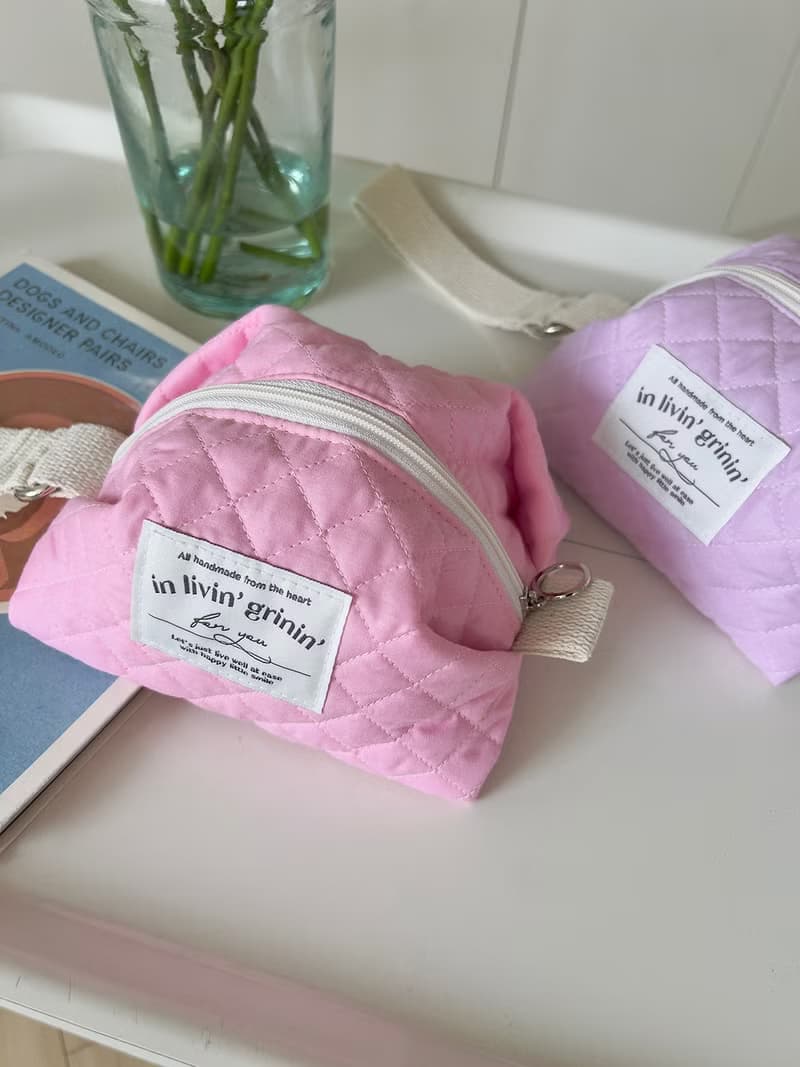 murmuring pouch M_pink berry