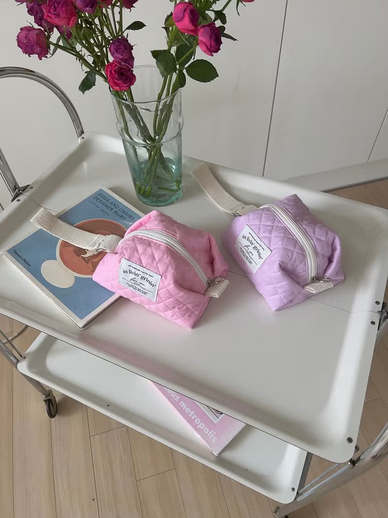 murmuring pouch M_pink berry
