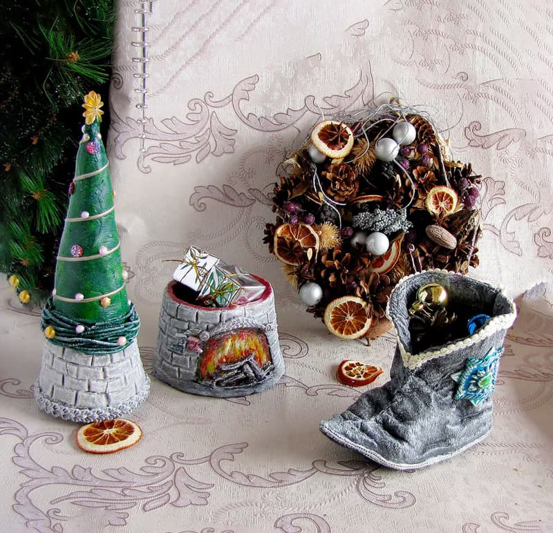 Christmas Tree. Advent set, European Christmas,Trinkets box, Christmas decor