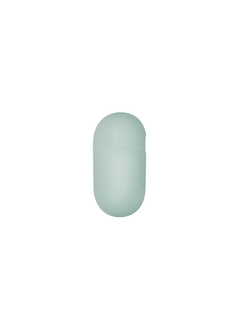 AirPods 3/4 代 Lino簡約液態矽膠藍牙耳機保護套-綠色