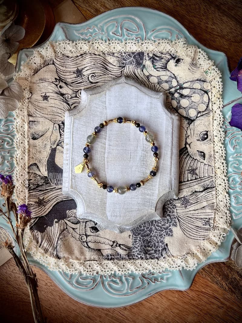 -預言家-天然水晶手鏈/黃銅手鍊