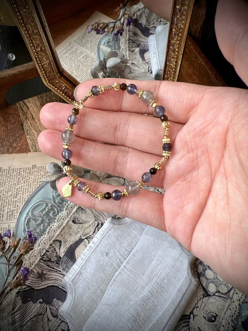 -預言家-天然水晶手鏈/黃銅手鍊