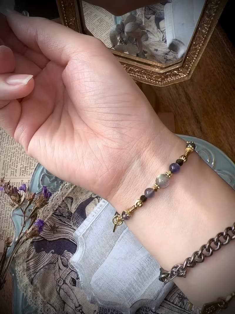 -預言家-天然水晶手鏈/黃銅手鍊