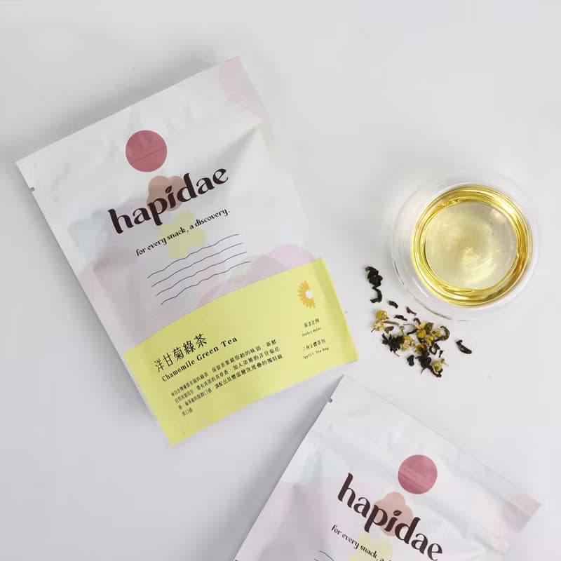 【hapidae】洋甘菊綠茶 經典特色茶系列 花草茶(茶包/3g/15入)