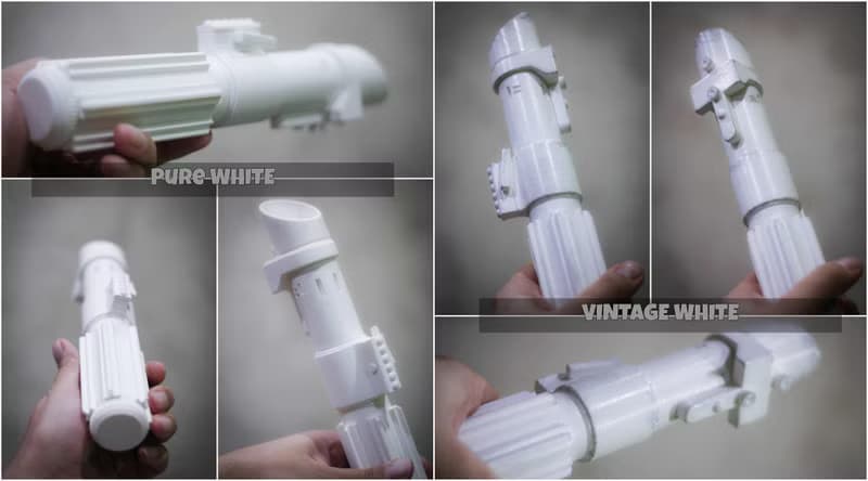 Wedding bouquet holder inspired by Darth Vader's lightsaber hilt