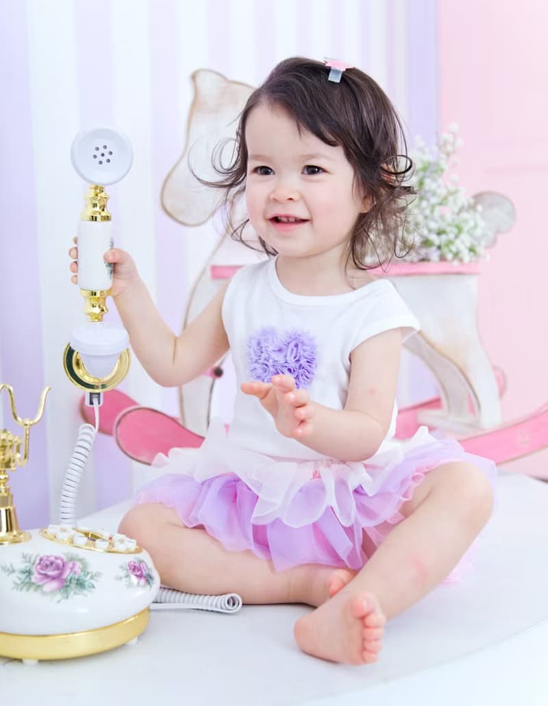 Cutie Bella 雪紡蝴蝶結蓬蓬褲裙 澎澎裙屁屁褲 Cream Lilac Pink