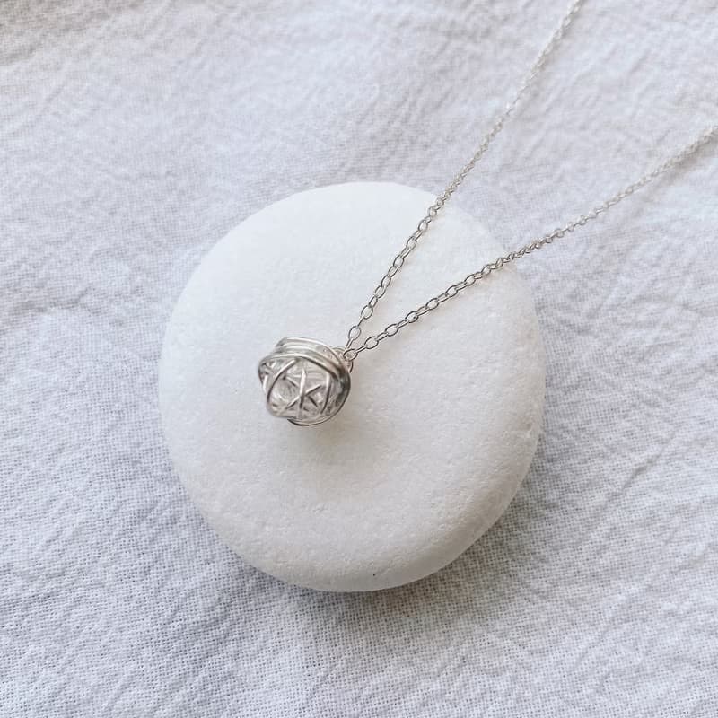 拾銀 | 銀圈純銀項鍊 | 幾何 穿搭