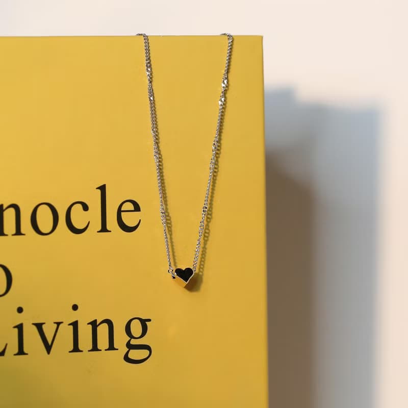 鋼-質感小金心項鍊 情人節禮物 禮物 愛心項鍊 情人節