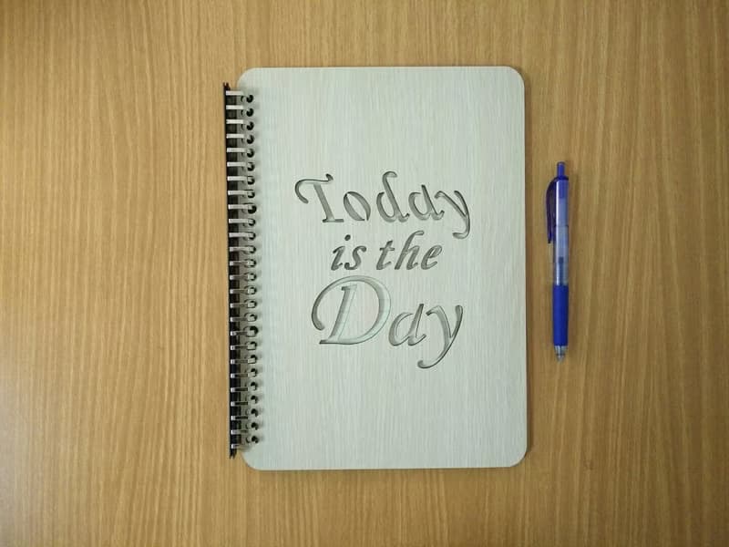 【教師節禮物】B5兩片活頁26孔筆記本─Today is the day