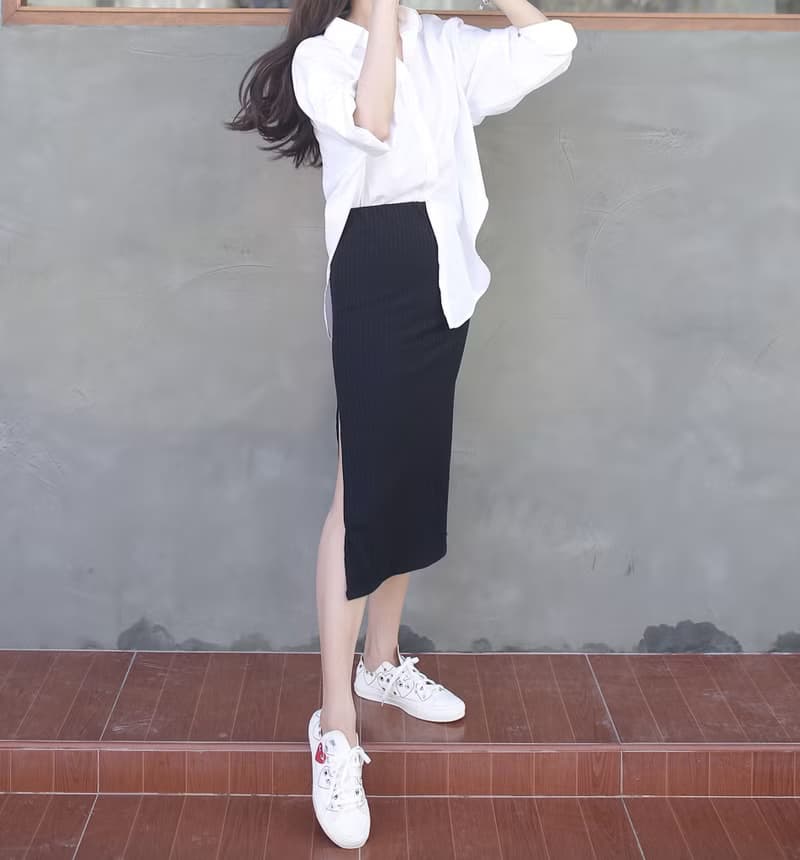 Tulip Skirt - Black