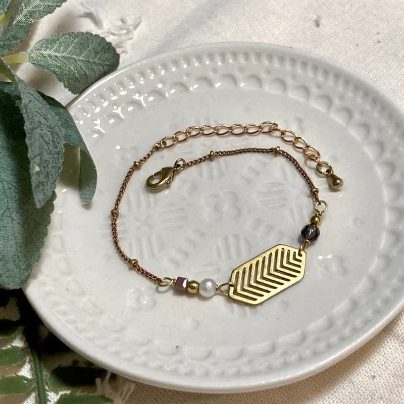 老林雜貨 | 紫珠設計手鍊
