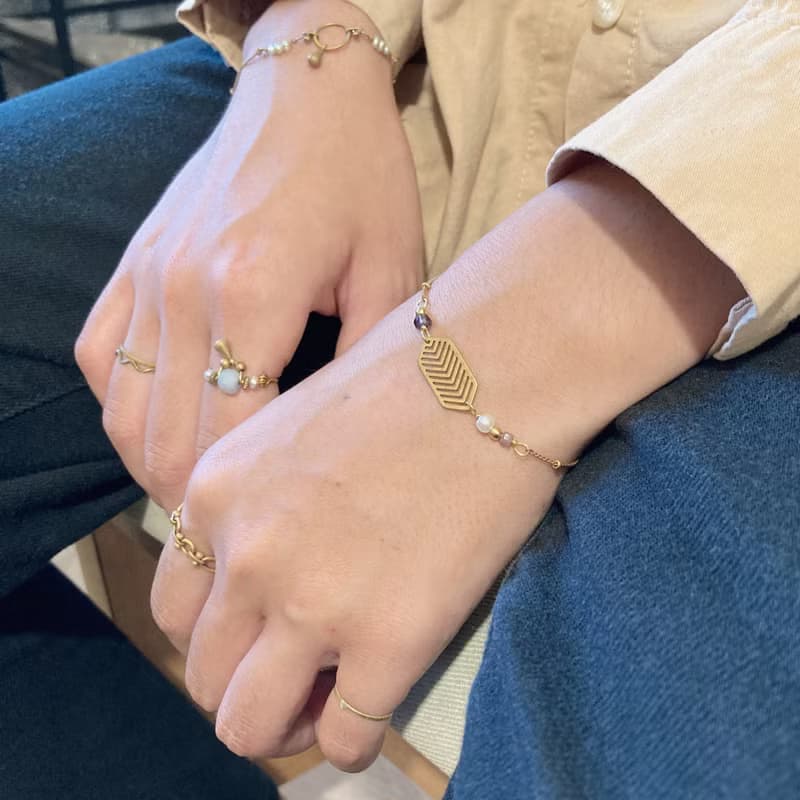 老林雜貨 | 紫珠設計手鍊