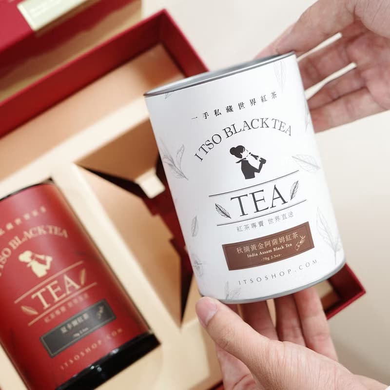 中秋節禮盒 - 旅印私藏茶禮盒 - 阿薩姆紅茶X義式檸香脆餅