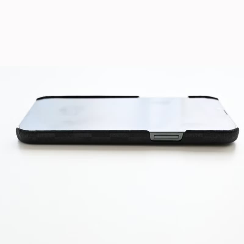 全機種対応 まるっと 市松 本革 スマホケース メンズ レザー 栃木レザー プレゼント ギフト 父の日 BF05M