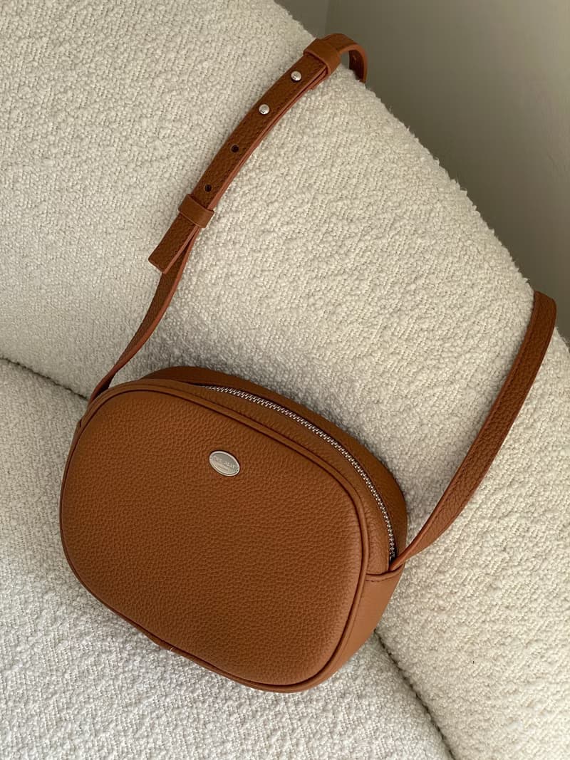 韓國 The Ally | CINDY BAG | 棕色 | 牛皮手袋 斜背包
