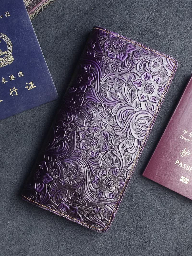 頭層牛皮護照套 真皮護照包 多卡槽護照錢包 多色可選護照夾
