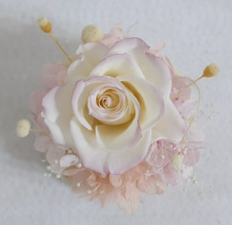 情人節禮物花束永生玫瑰玻璃盅罩紫愛你 結婚捧花永生乾燥花情人