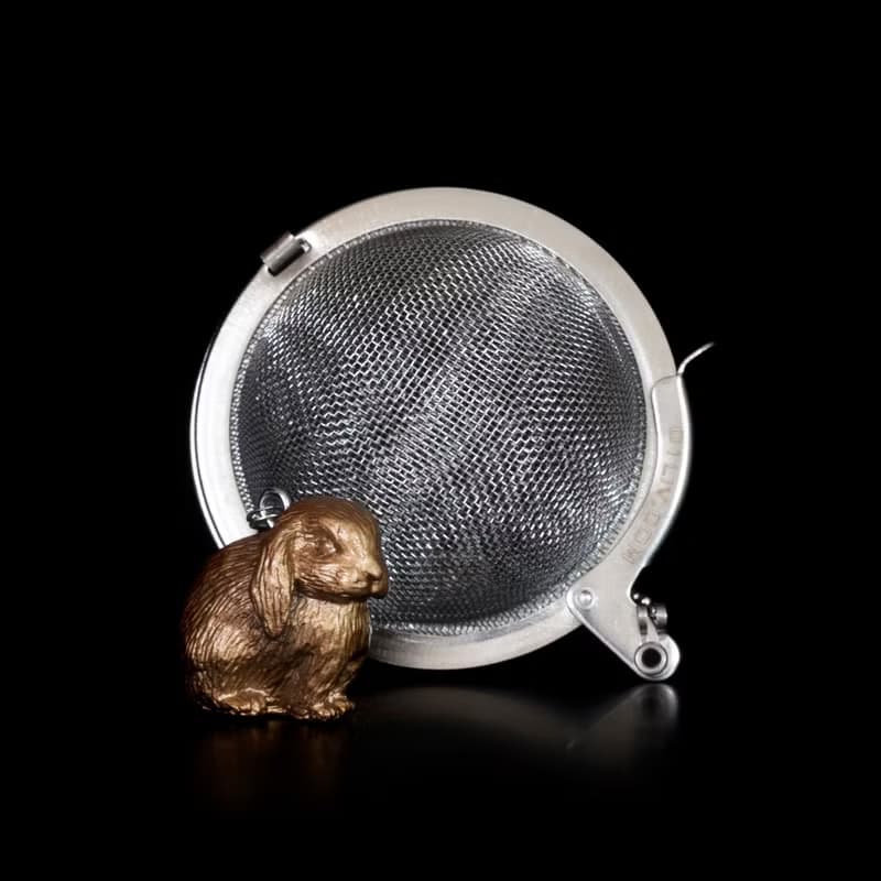 01LIV不銹鋼濾茶器 CHICHI濾茶球 垂耳兔子吊饰 原創設計可愛茶具