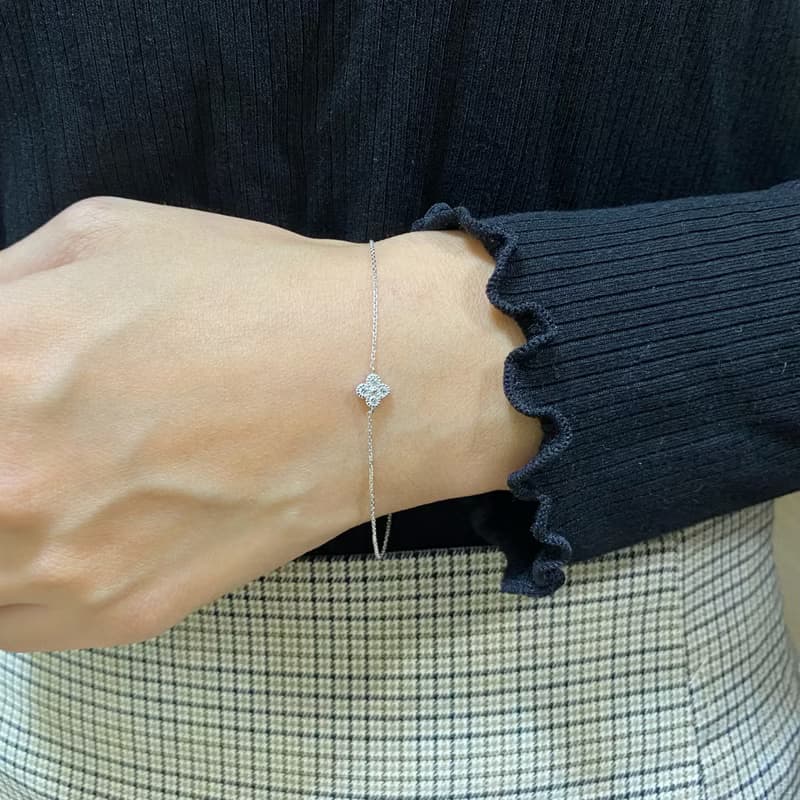 14K | 童年幸運草_手鍊