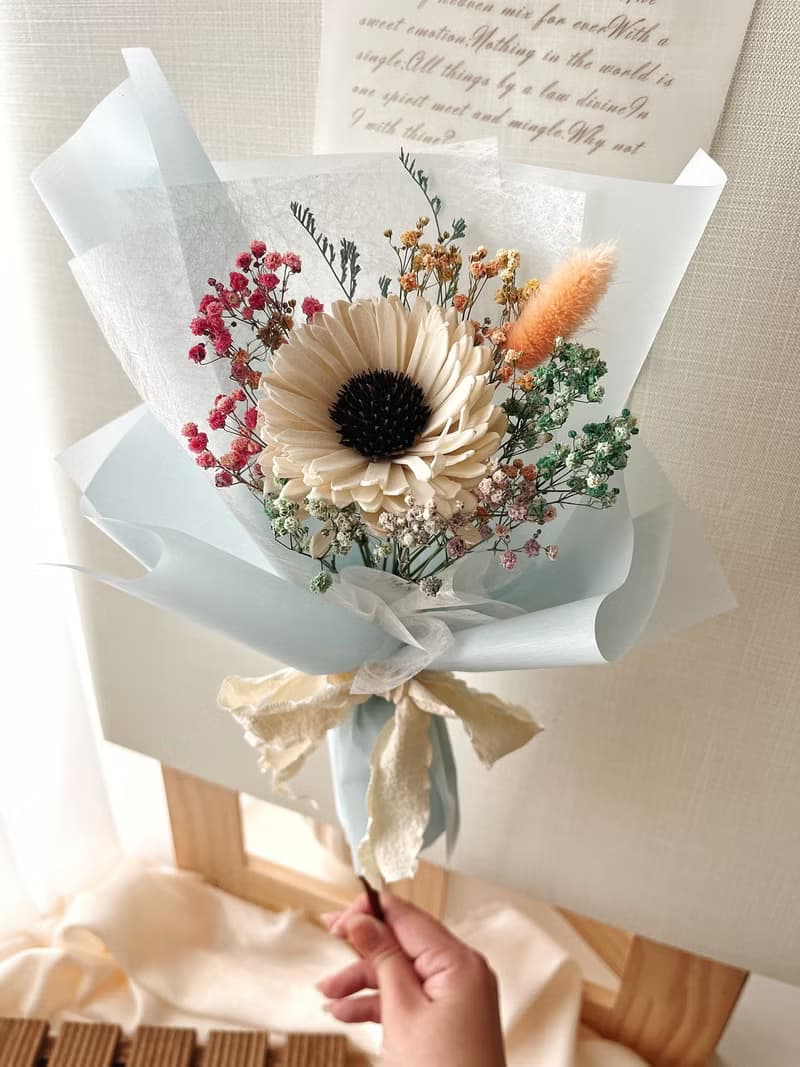 天空之城 太陽花畢業花束 擴香